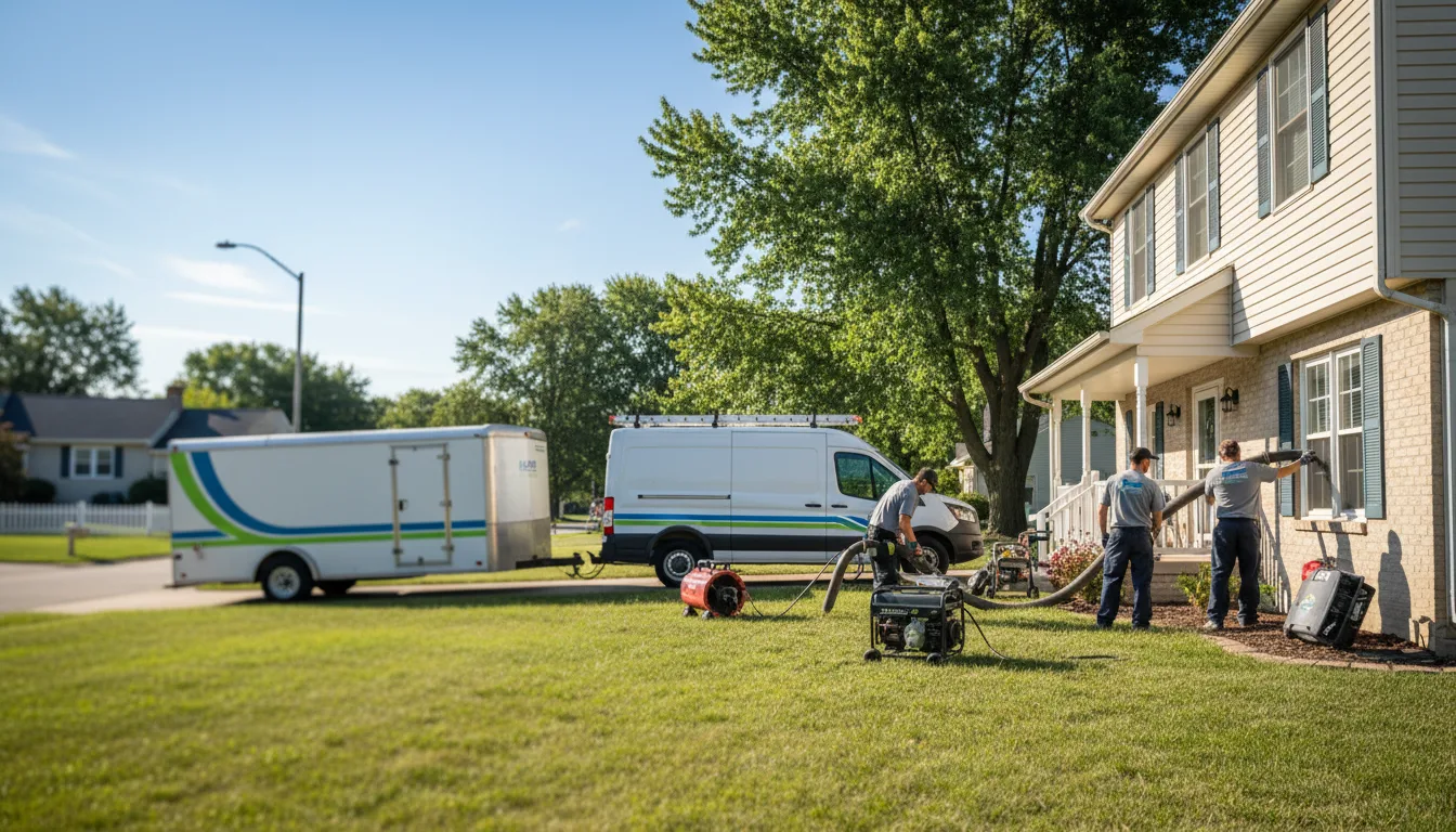 Flooded Basement Restoration And Cleanup With Repair in Marston, MO near me